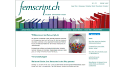 Desktop Screenshot of femscript.ch
